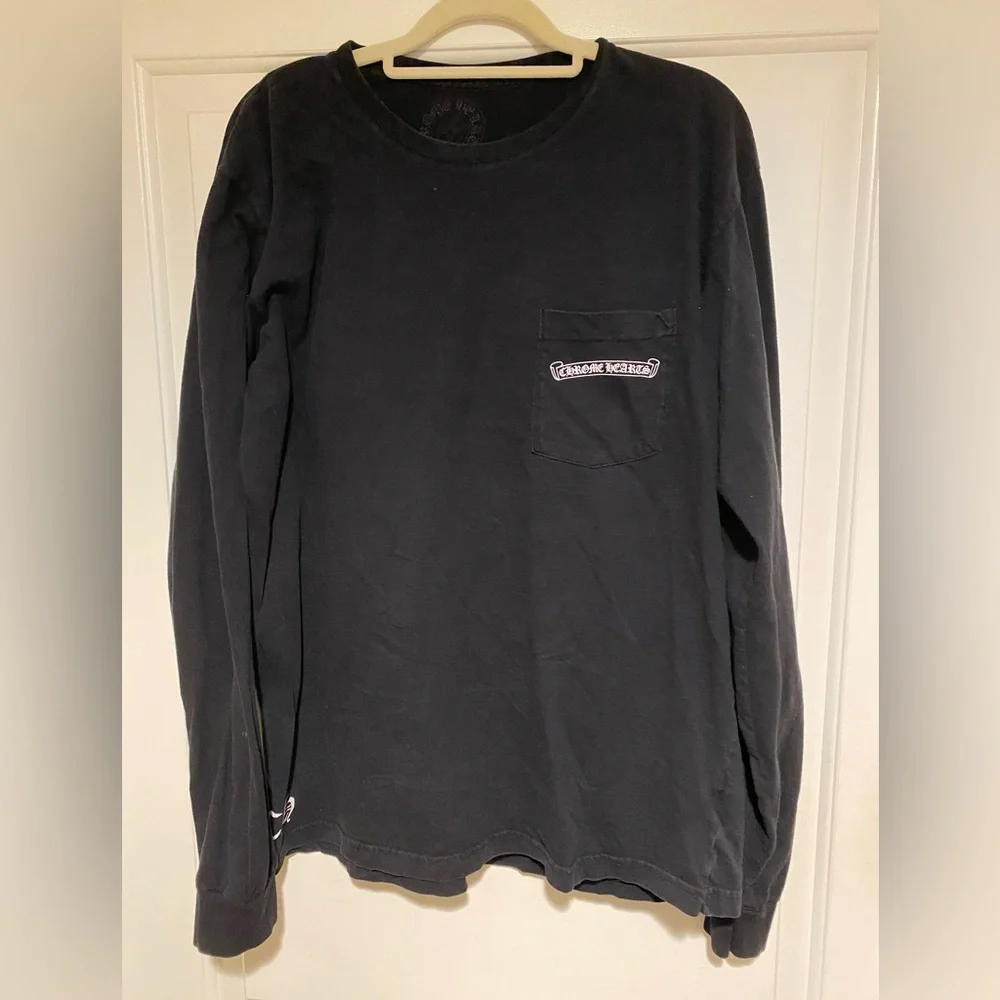 Rare Chrome Hearts Staff Long Sleeve Tee - Picture 2 of 9